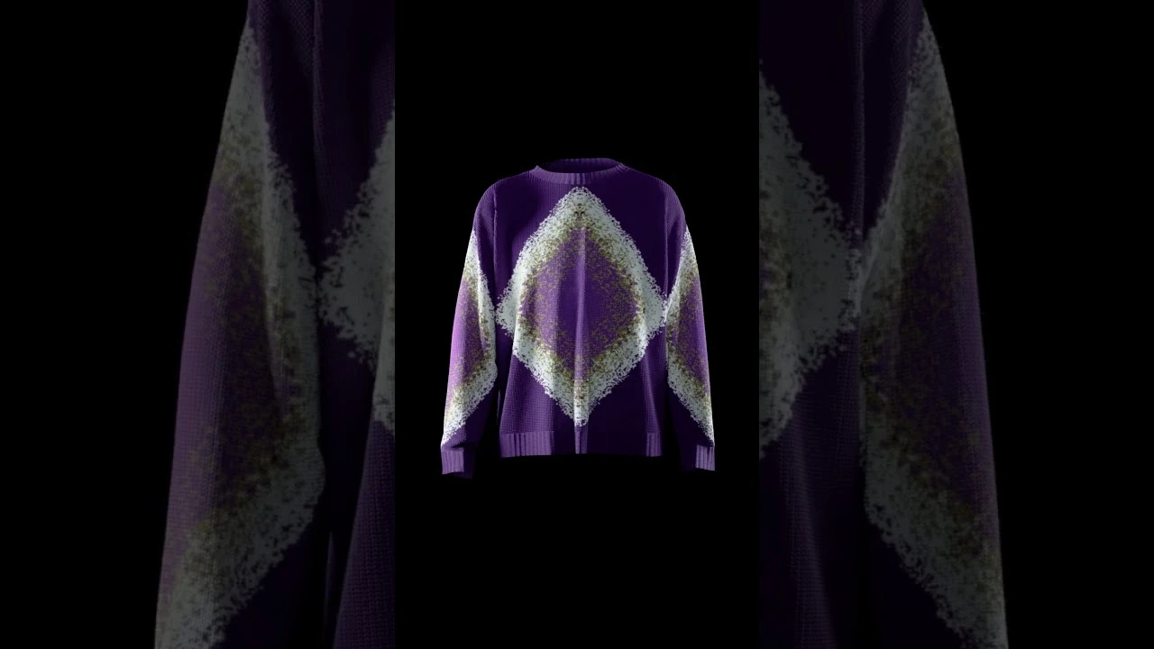 BELOVED | Clothing Brand | Glitch V2 Jacquard Knit Sweater | Ad
